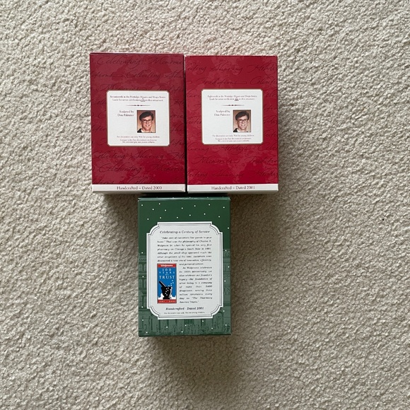 Lot 3 Hallmark Ornaments Nostalgic Houses & Shops 2000-2001 Walgreens Drugstore - Picture 2 of 10